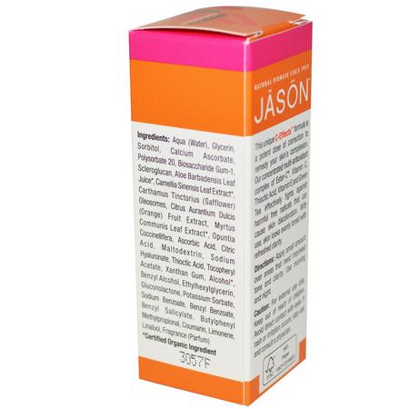 Jason Natural, C-Effects, Hyper-C Serum, Anti-Aging Daily Spot Treatment, 1 fl oz (30 ml):مصل فيتامين C, ثبات