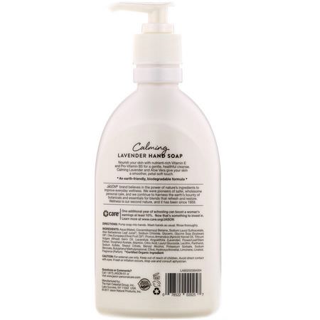 Jason Natural, Hand Soap, Calming Lavender, 16 fl oz (473 ml):صاب,ن اليد, الدش