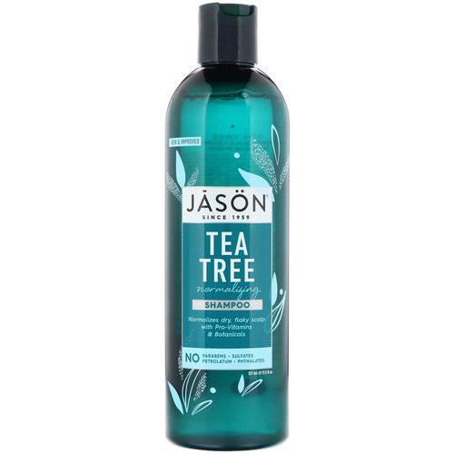 Jason Natural, Normalizing Tea Tree Shampoo, 17.5 fl oz (517 ml) فوائد