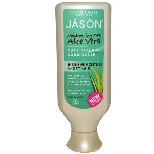 Jason Natural, Pure Natural Conditioner, Aloe Vera, 16 oz (454 g) فوائد