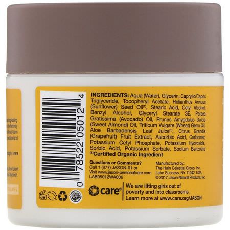 Jason Natural, Revitalizing Vitamin E Moisturizing Creme, 5,000 IU, 4 oz (113 g):زي,ت فيتامين E, زي,ت التدليك