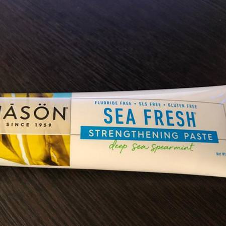 Jason Natural, Sea Fresh, Strengthening Paste, Deep Sea Spearmint, 6 oz (170 g)