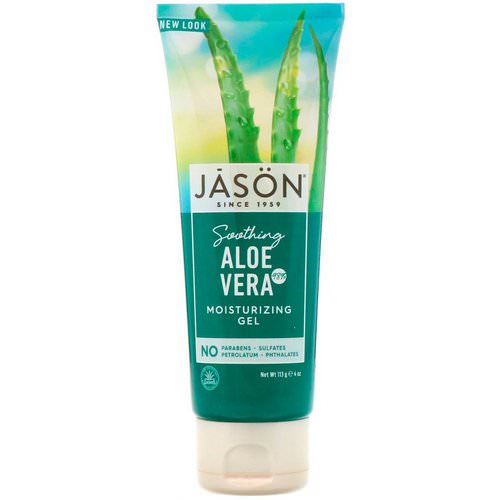 Jason Natural, Soothing 98% Aloe Vera Moisturizing Gel, 4 oz (113 g) فوائد
