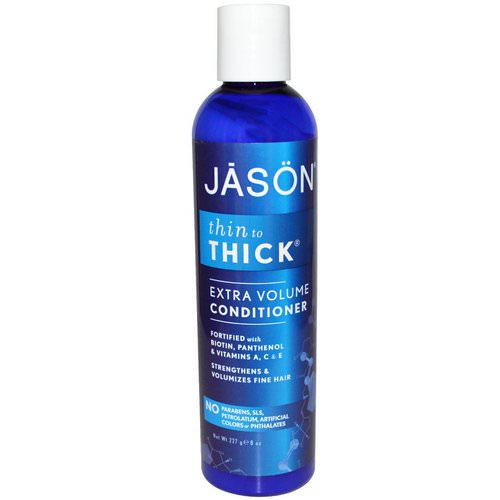 Jason Natural, Thin to Thick, Extra Volume Conditioner, 8 oz (227 g) فوائد