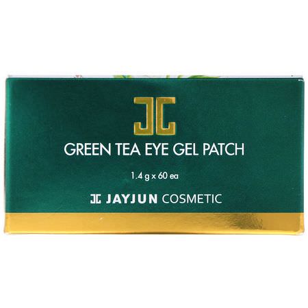 Jayjun Cosmetic, Green Tea Eye Gel Patch, 60 Patches, 1.4 g Each:أقنعة ال,جه K-جمال, التقشير