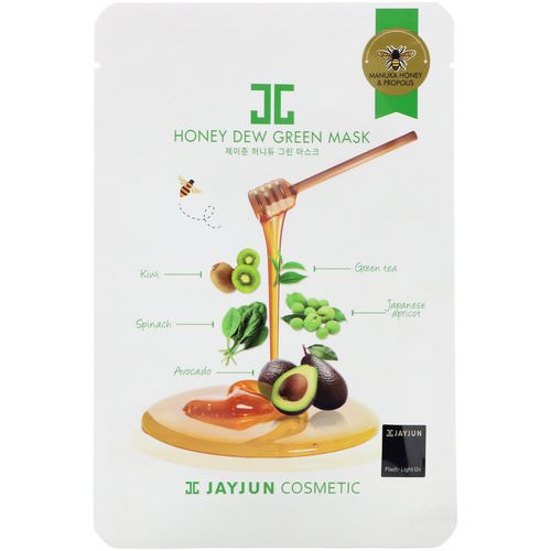 Jayjun Cosmetic, Honey Dew Green Mask, 1 Mask, 25 ml فوائد