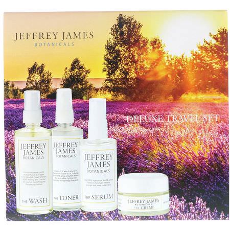 Jeffrey James Botanicals, Deluxe Travel Set, 4 Piece Set:مجم,عات الهدايا, الجمال