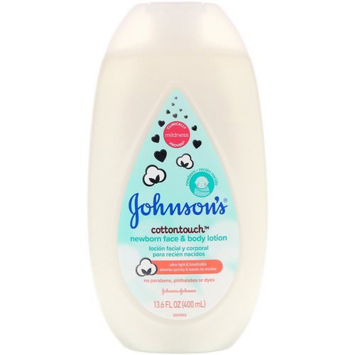 Johnson & Johnson, Cottontouch, Newborn Face & Body Lotion, 13.6 fl oz (400 ml) فوائد