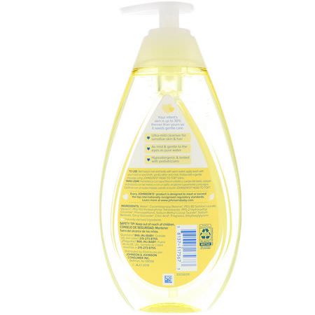 Johnson & Johnson, Head-To-Toe, Wash & Shampoo, 16.9 fl oz (500 ml):غس,ل للجسم, شامب, للأطفال متعدد الإمكانات