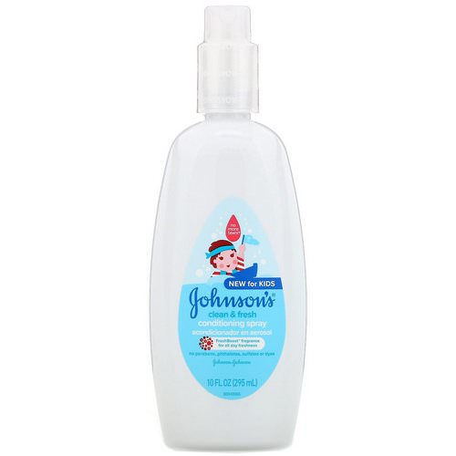 Johnson & Johnson, Kids, Clean & Fresh, Conditioning Spray, 10 fl oz (295 ml) فوائد