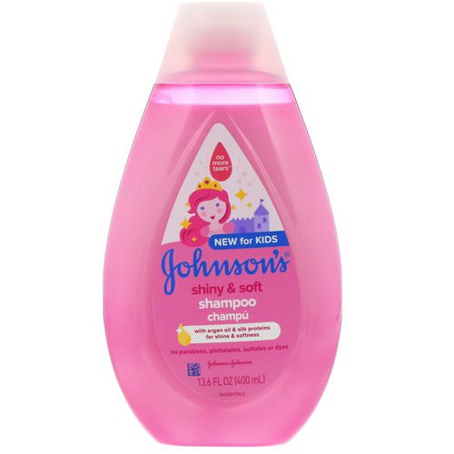 Johnson & Johnson, Kids, Shiny & Soft, Shampoo, 13.6 fl oz (400 ml) فوائد