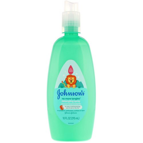 Johnson & Johnson, No More Tangles, Detangling Spray, 10 fl oz (295 ml) فوائد