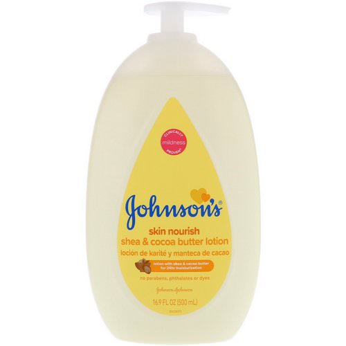 Johnson & Johnson, Skin Nourish, Shea & Cocoa Butter Lotion, 16.9 fl oz (500 ml) فوائد