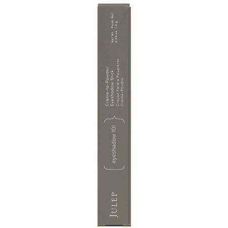 Julep, Eyeshadow 101, Creme-to-Powder Eyeshadow Stick, Slate Shimmer, 0.04 oz (1.4 g):ظل المكياج, عيون