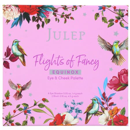 Julep, Flights of Fancy, Equinox, Eye & Cheek Palette, 0.21 oz (5.9 g):Blush, وجه