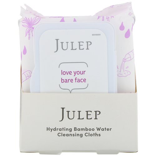 Julep, Love Your Bare Face, Hydrating Bamboo Water Cleansing Cloths, 30 Towelettes فوائد