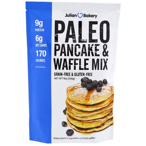 Julian Bakery, Paleo Pancakes and Waffle Mix, 9 oz (256 g) فوائد