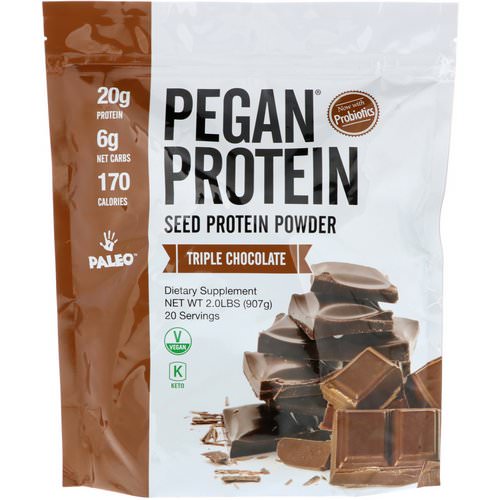 Julian Bakery, Pegan Protein, Seed Protein Powder, Triple Chocolate, 2 lbs (907 g) فوائد