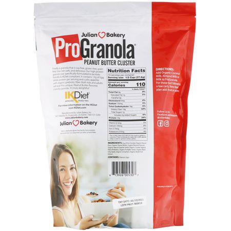 Julian Bakery, Pro Granola, Peanut Butter Cluster, 1.16 lbs (526 g):Granola, أطعمة الإفطار