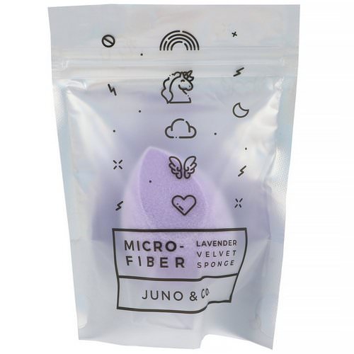 Juno & Co. Microfiber Sponge, Lavender Velvet, 1 Count فوائد