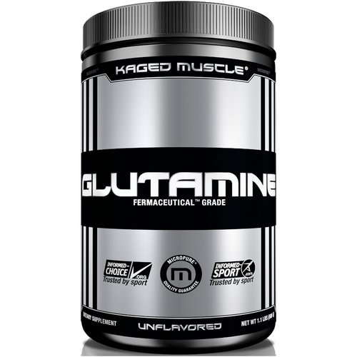 Kaged Muscle, Glutamine, Unflavored, 1.1 lbs (500 g) فوائد