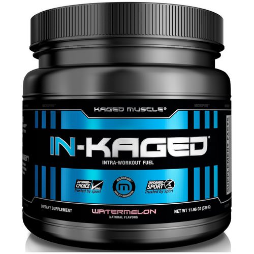 Kaged Muscle, In-Kaged Intra-Workout Fuel, Watermelon, 11.97 oz (339 g) فوائد