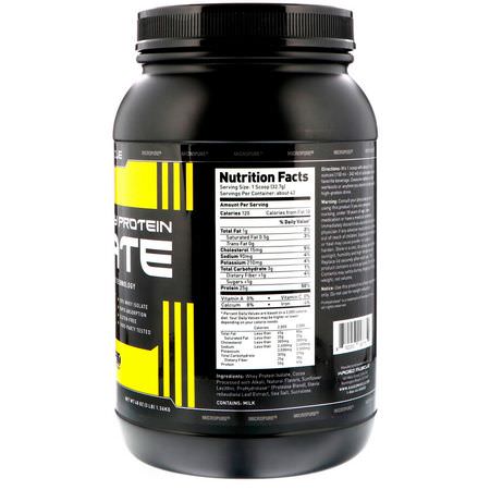 Kaged Muscle, MicroPure Whey Protein Isolate, Chocolate, 3 lbs (1.36 kg):بر,تين مصل اللبن, التغذية الرياضية