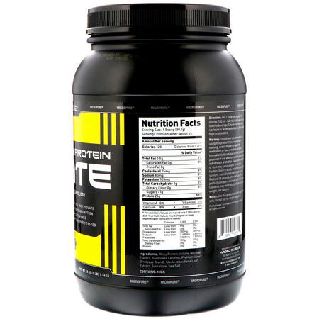 Kaged Muscle, MicroPure Whey Protein Isolate, Vanilla, 3 lbs (1.36 kg):بر,تين مصل اللبن, التغذية الرياضية