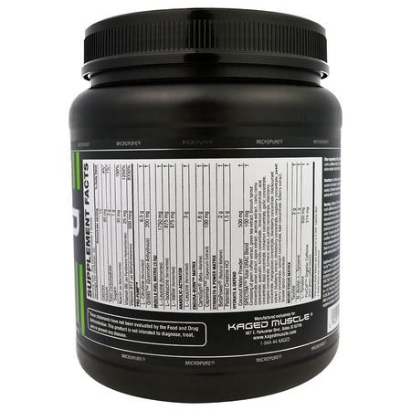 Kaged Muscle, Pre-Kaged, Pre-Workout Primer, Fruit Punch, 1.41 lbs (640 g):الكافيين, المنبه