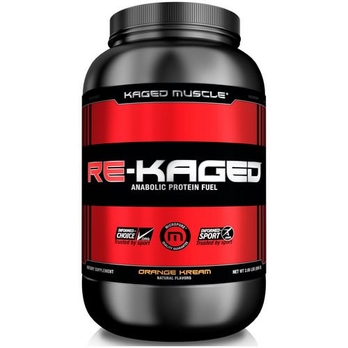 Kaged Muscle, Re-Kaged, Anabolic Protein Fuel, Orange Kream, 2.06 lbs (936 g) فوائد