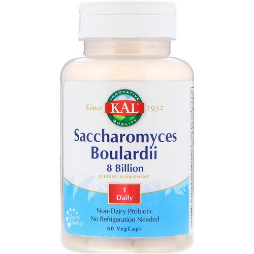 KAL, Saccharomyces Boulardii, 8 Billion, 60 VegCaps فوائد