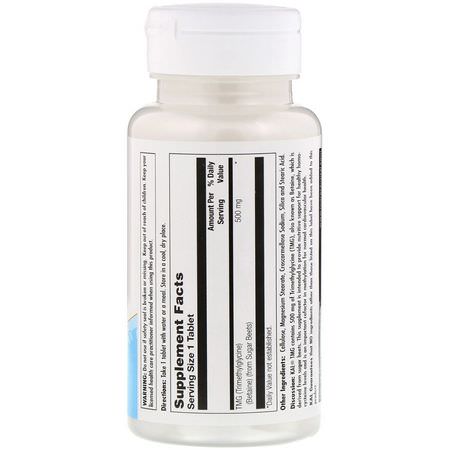 KAL, TMG, 500 mg, 120 Tablets:Betaine HCL TMG, الهضم