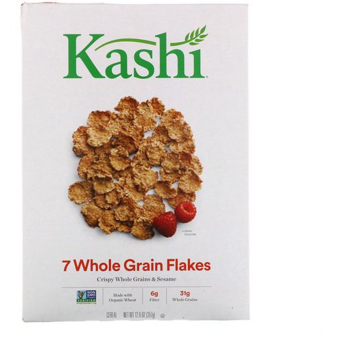 Kashi, 7 Whole Grain Flakes Cereal, 12.6 oz (357 g) فوائد