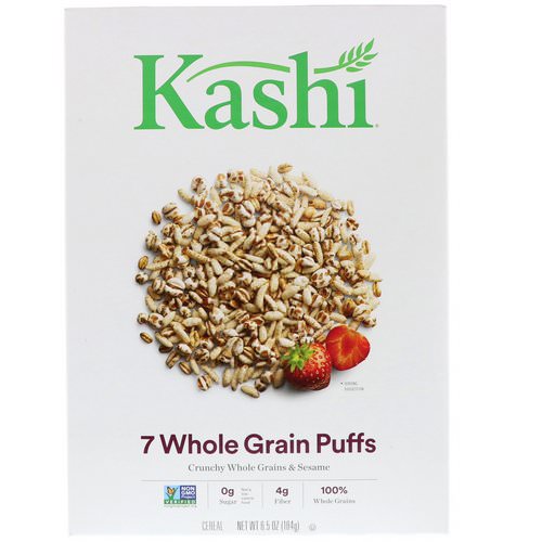Kashi, 7 Whole Grain Puffs, 6.5 oz (184 g) فوائد