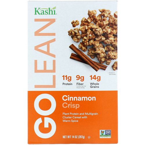 Kashi, GoLean Crisp, Multigrain Cluster Cereal, Cinnamon Crisp, 14 oz (397 g) فوائد
