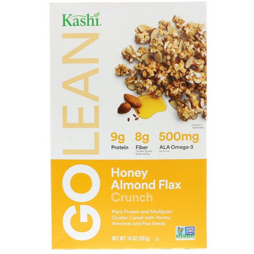 Kashi, GoLean Crunch! Honey Almond Flax Cereal, 14 oz (397 g) فوائد