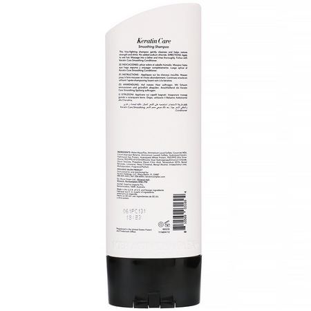 Keratin Complex, Keratin Care Smoothing Shampoo, 13.5 fl oz (400 ml):بلسم, شامب,