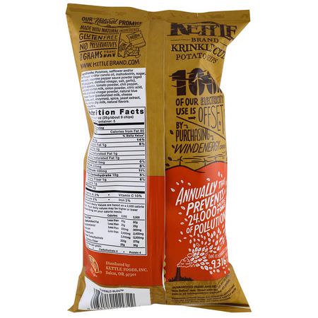 Kettle Foods, Potato Chips, Buffalo Bleu, 5 oz (142 g):الرقائق ,ال,جبات الخفيفة