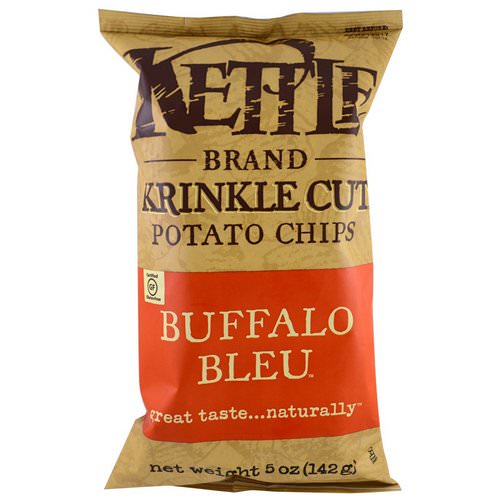 Kettle Foods, Potato Chips, Buffalo Bleu, 5 oz (142 g) فوائد