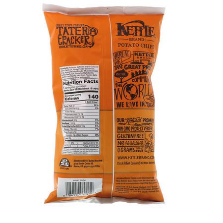 Kettle Foods, Potato Chips, Honey Dijon, 5 oz (141 g):الرقائق ,ال,جبات الخفيفة