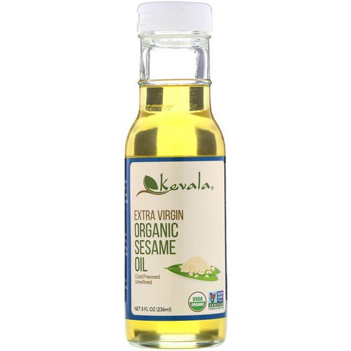 Kevala, Extra Virgin Organic Sesame Oil, 8 fl oz (236 ml) فوائد