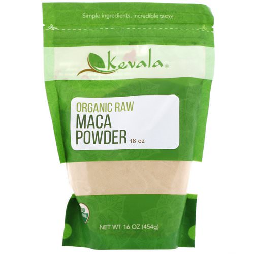 Kevala, Organic Raw Maca Powder, 16 oz (454 g) فوائد