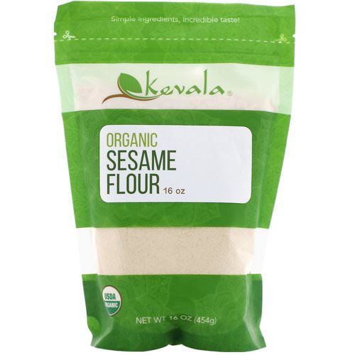 Kevala, Organic Sesame Flour, 16 oz (454 g) فوائد