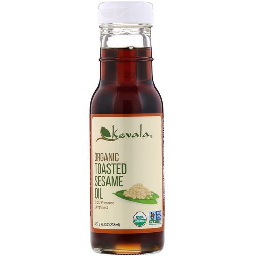 Kevala, Organic Toasted Sesame Oil, 8 fl oz (236 ml) فوائد
