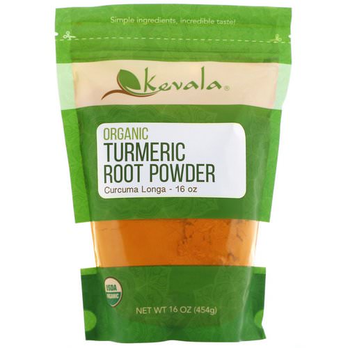 Kevala, Organic Turmeric Root Powder, 16 oz (454 g) فوائد