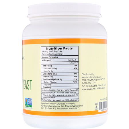 Kevala, Premium Nutritional Yeast, Large Flake, 14 oz (392 g):البهارات ,الأعشاب