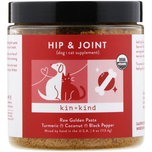 Kin+Kind, Hip & Joint, Raw Golden Paste, 4 oz (113.4 g) فوائد