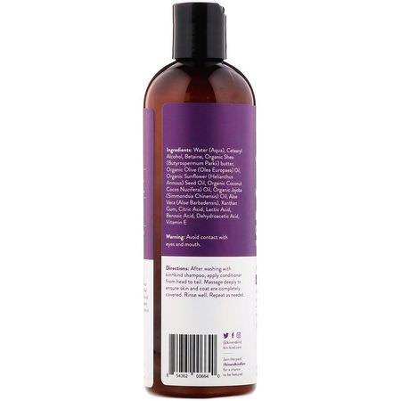 Kin+Kind, Moisturizing Conditioner, for Itchy Dogs & Cats, Unscented, 12 fl oz (354 ml):تطهير الجسمr, Conditioner