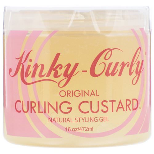 Kinky-Curly, Original Curling Custard, Natural Styling Gel, 16 oz (472 ml) فوائد