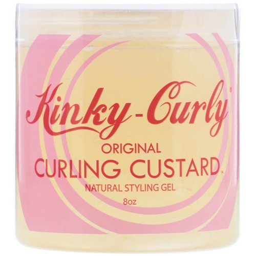 Kinky-Curly, Original Curling Custard, Natural Styling Gel, 8 oz فوائد